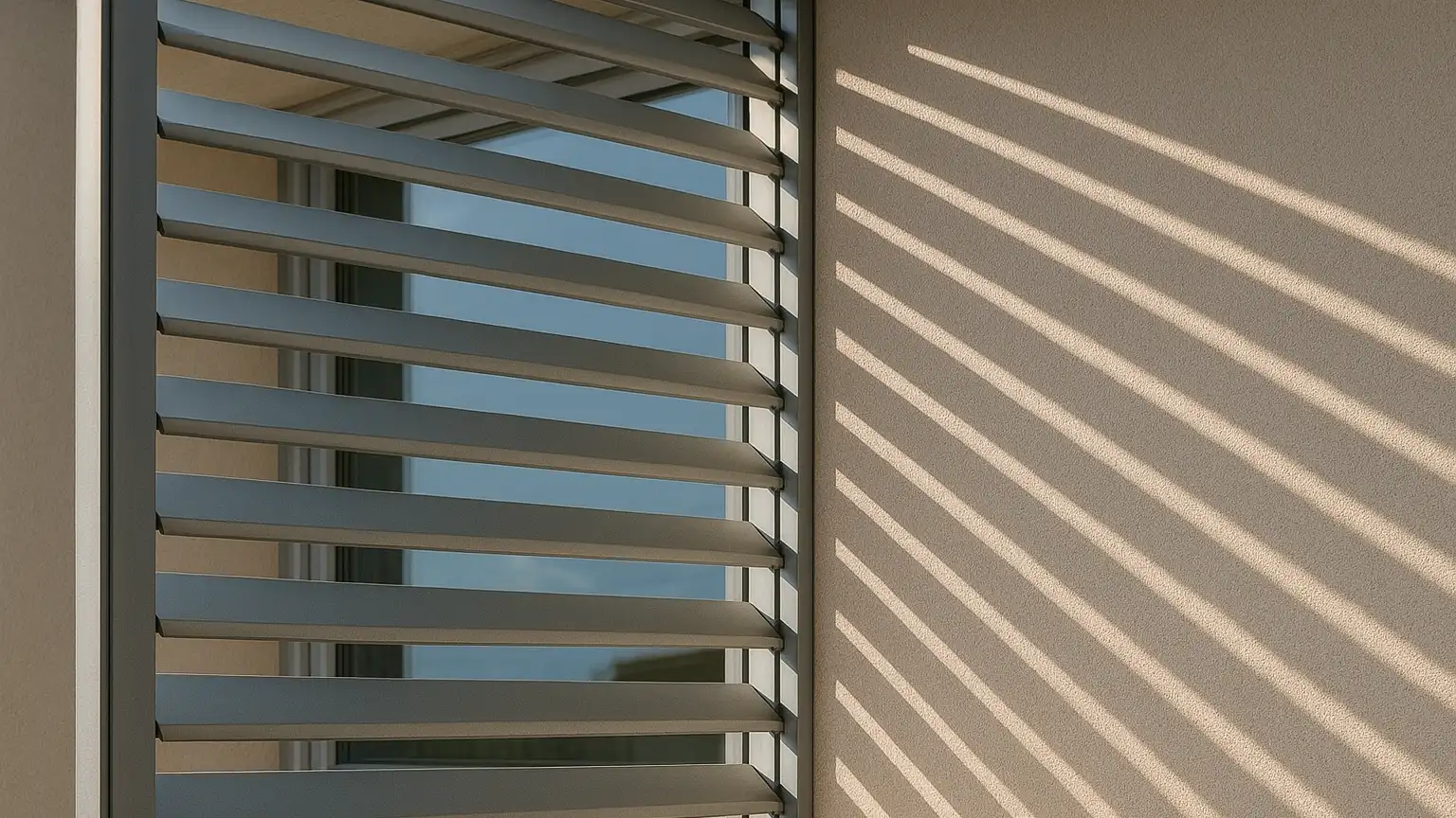 Louver Angles That Change With the Sun