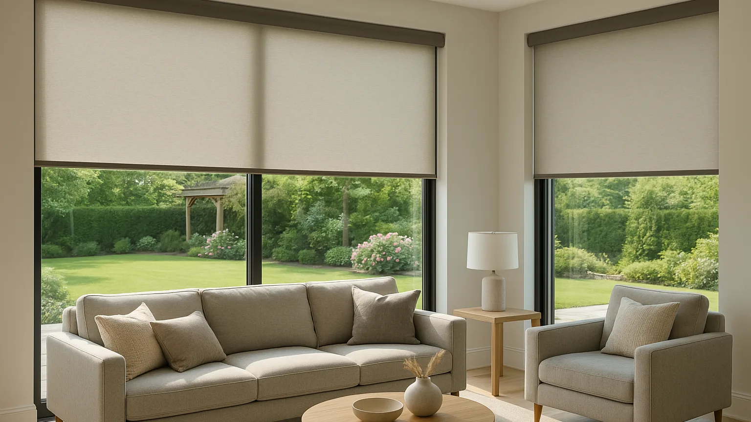 Matching Motorized Shades to Your Outdoor Layout