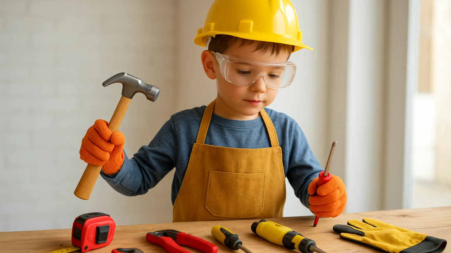 Kid Sized Tools And Safety Basics